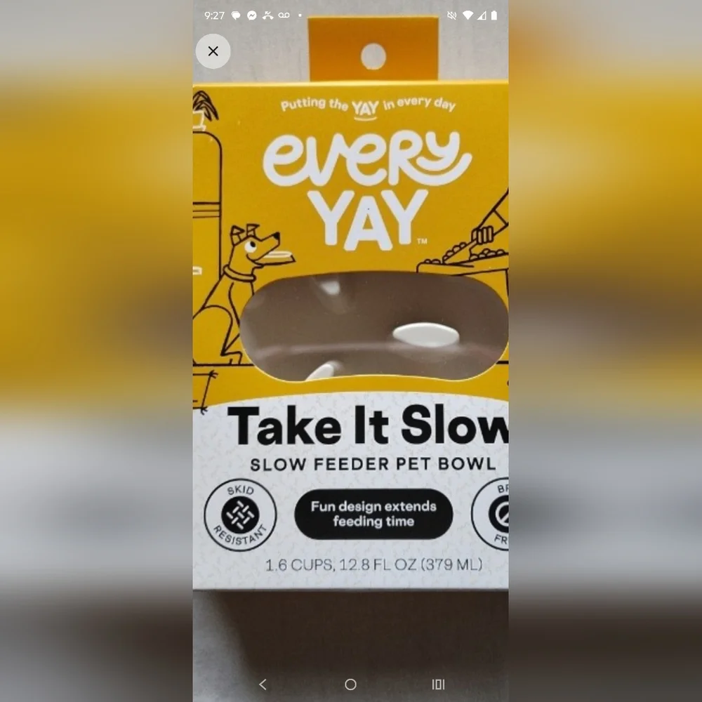 EveryYay Interactive Slow Feeder — Anti-Gulp Bowl for Cats, Dogs & Small Animals